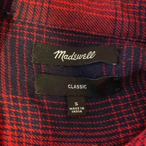 Madewell Classic Plaid Long Sleeve Flannel - Picture 6 of 6